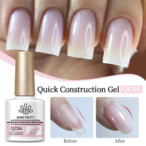 Pink Quick Construction Gel QC04 10ml Gel Nail Polish BORN PRETTY