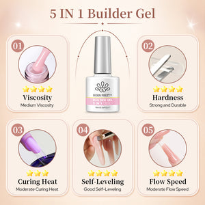 5 in 1 Builder Gel QC01 10ml
