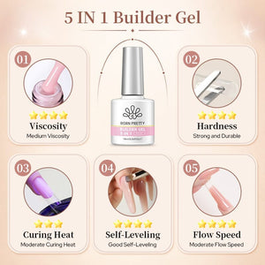 5 in 1 Builder Gel 10ml Gel Nail Polish BORN PRETTY