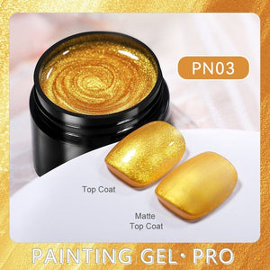 PRO Painting Nail Gel 5ml Gel Nail Polish BORN PRETTY Gold