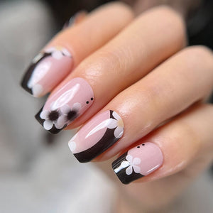 20 Tips Semi-Cured Gel Nail Strips N021-N040 Nail Sticker Harunouta