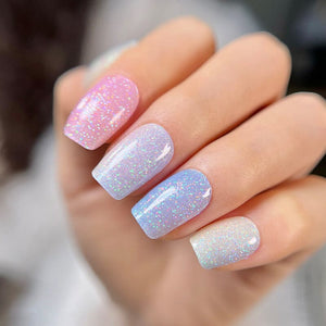 20 Tips Semi-Cured Gel Nail Strips N021-N040 Nail Sticker Harunouta