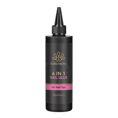6 in 1 Nail Glue Gel Clear 250g Gel Nail Polish BORN PRETTY