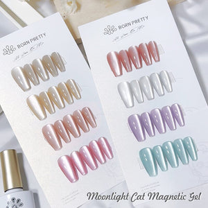 Moonlight Cat Magnetic Gel Polish Pure Love Series 10ml Gel Nail Polish BORN PRETTY