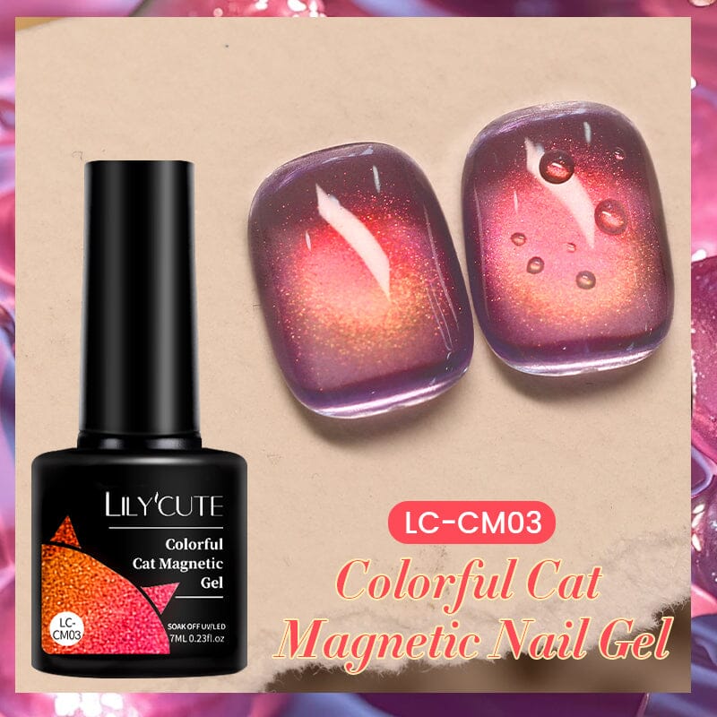 Colorful Cat Magnetic Gel LC-CM03 7ml Gel Nail Polish LILYCUTE