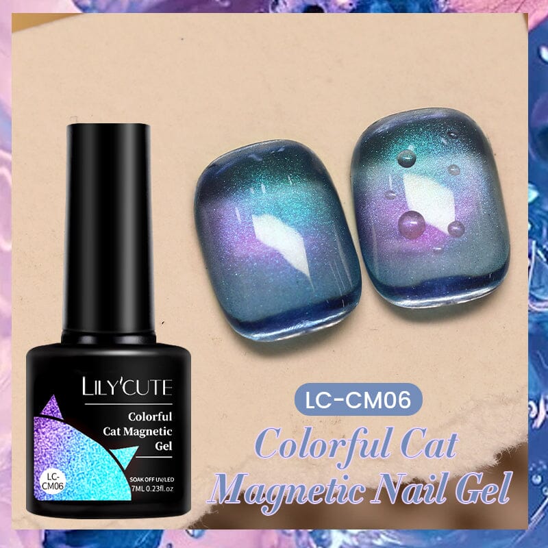 Colorful Cat Magnetic Gel LC-CM06 7ml Gel Nail Polish LILYCUTE