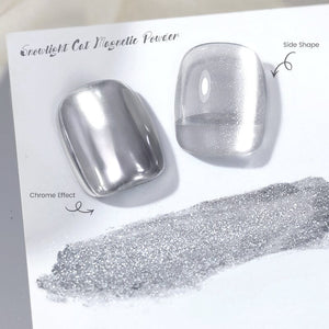 White Cat Magnetic Powder NDM007 Nail Art NICOLE DIARY
