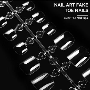 120pcs Toe Nail Tips Nail Tips KOSKOE