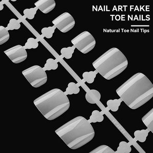 120pcs Toe Nail Tips Nail Tips KOSKOE
