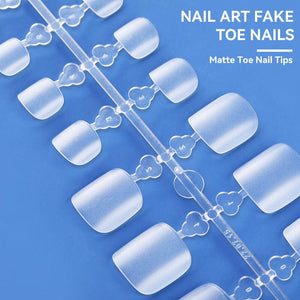 120pcs Toe Nail Tips Nail Tips KOSKOE