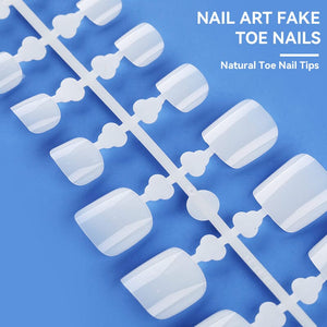 120pcs Toe Nail Tips Nail Tips KOSKOE