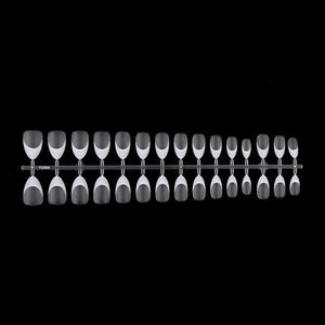 30pcs White French Short Almond Press on Nails Nail Tips No Brand