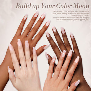 Hema-Free Milky Jelly Gel #01 15ml Gel Nail Polish BORN PRETTY