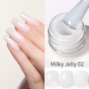 Hema-Free Gel Polish 15ml Gel Nail Polish BORN PRETTY Milky Jelly 02