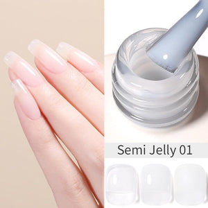 Hema-Free Gel Polish 15ml Gel Nail Polish BORN PRETTY Semi Jelly 01