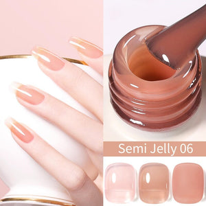 Hema-Free Gel Polish 15ml Gel Nail Polish BORN PRETTY Semi Jelly 06
