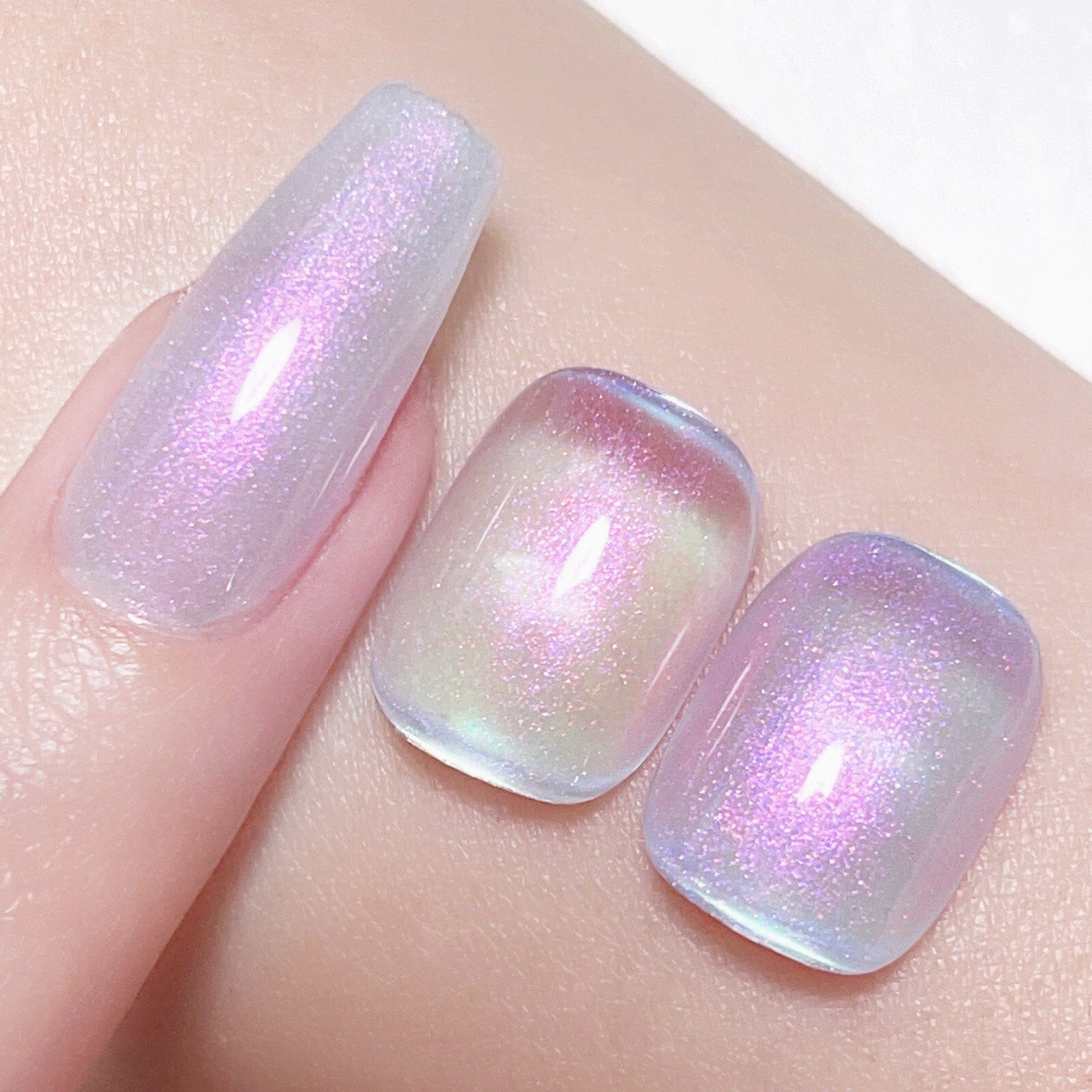 Purple Hema-Free Glitter Jelly Gel Polish #07 15ml Gel Nail Polish BORN PRETTY