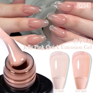 Jelly Pink Quick Extension Nail Gel 7ml Extension Nail Gel LILYCUTE LC-Q34