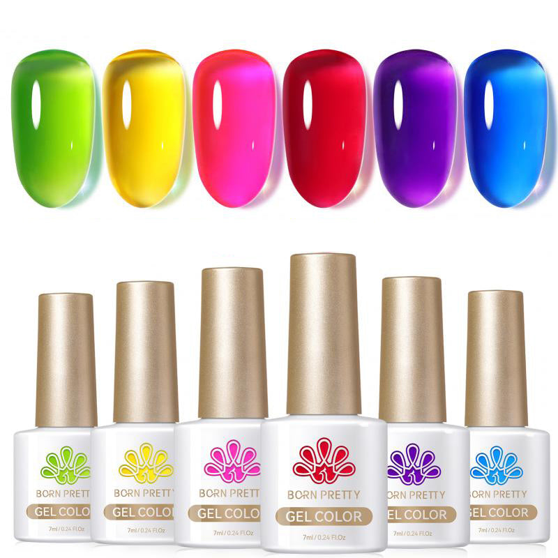 6 Colors Jelly Gel J29 Neon Garden 7ml