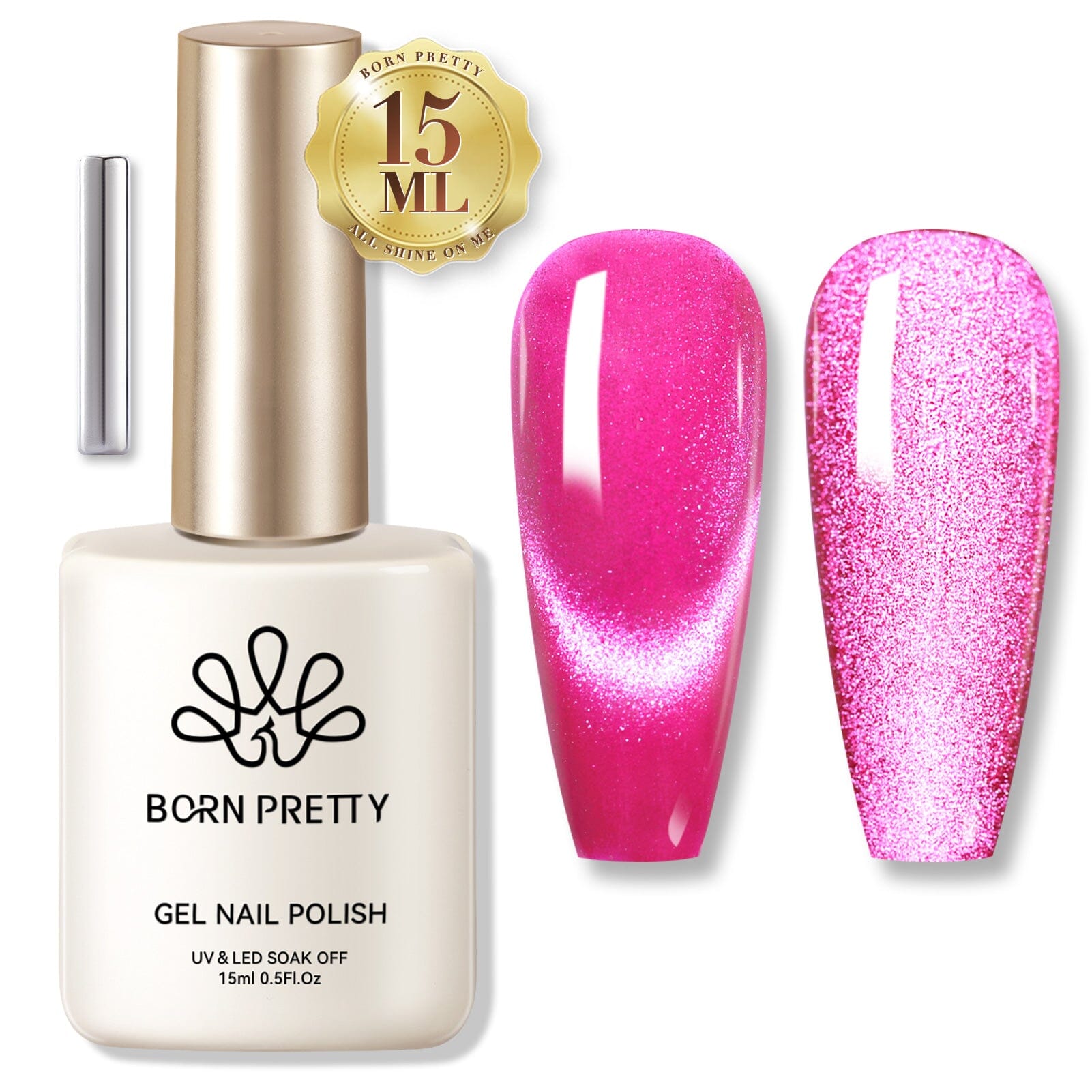 Cat Magnetic Gel Polish 15ml Gel Nail Polish BORN PRETTY RR01