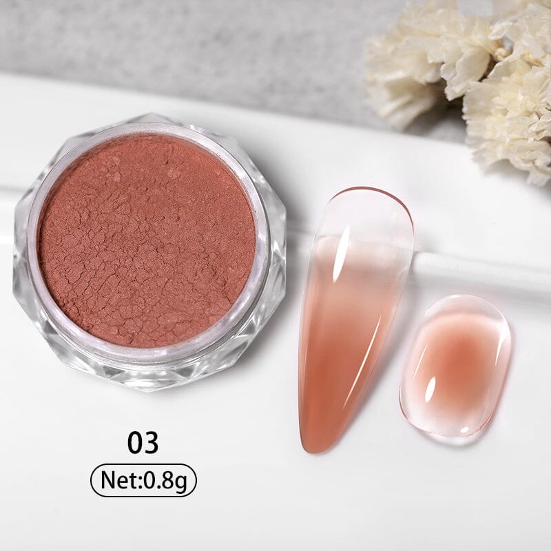 Gradient Powder Nail Art No Brand 03