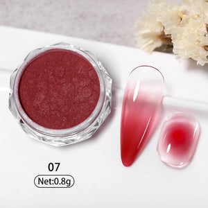 Gradient Powder Nail Art No Brand 07