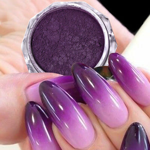 Gradient Powder Nail Art No Brand