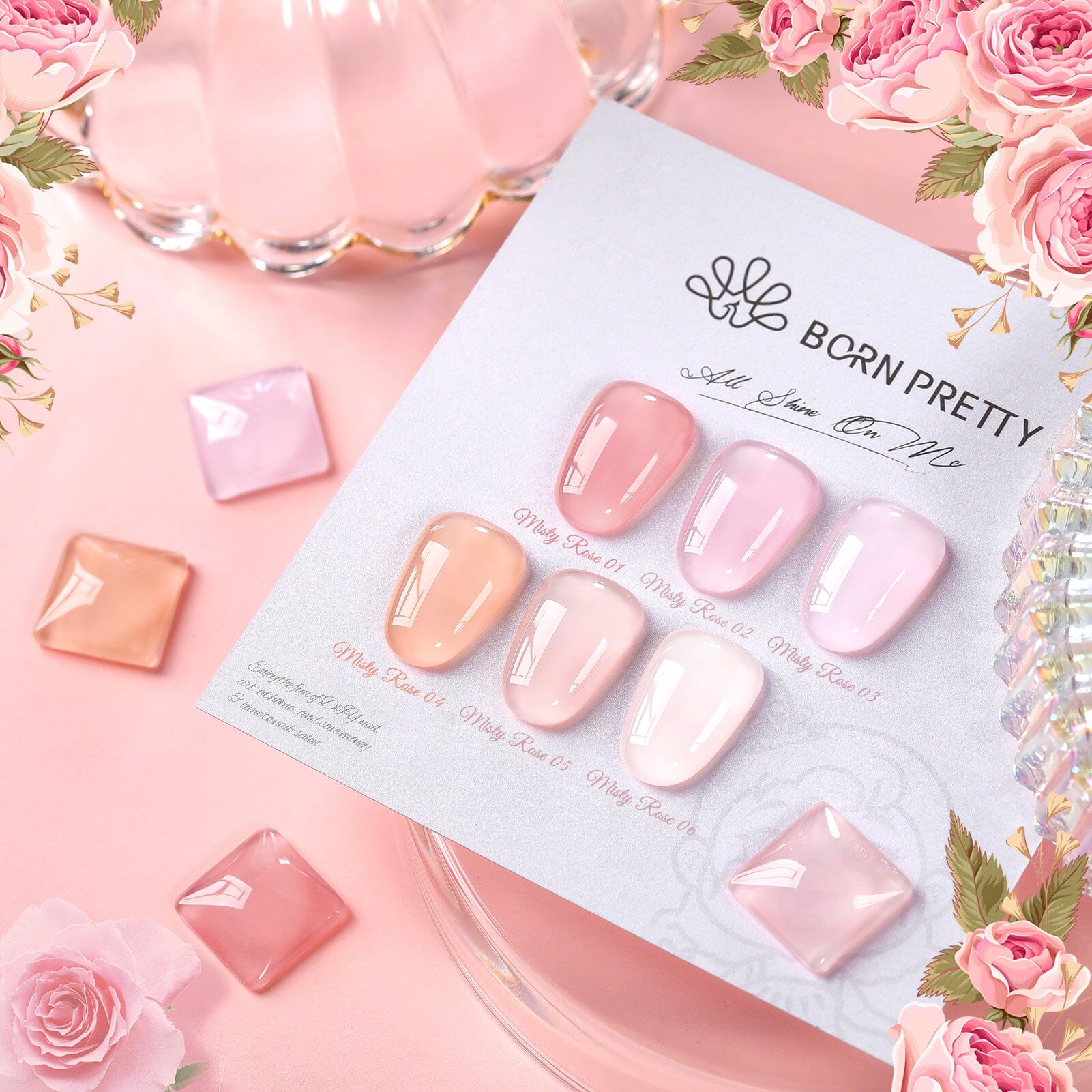 6 Colors Jelly Gel J16 Misty Rose 7ml