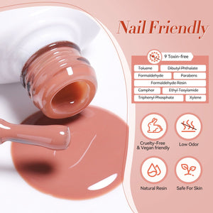 6 Colors Rose Garden Milky Jelly Gel Polish Set 7ml Gel Nail Polish BORN PRETTY