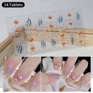 14 Tips Full Cover Nail Stickers PDD-102 Nail Art No Brand