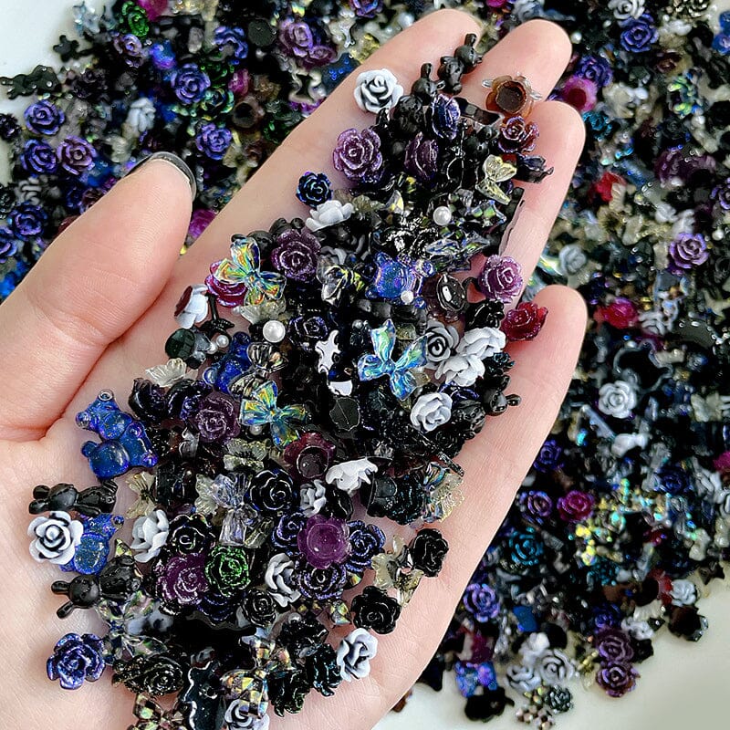 100pcs Random Mixed 3D Nail Decoration #06 Nail Decoration No Brand