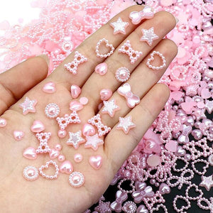 100pcs Random Mixed 3D Nail Decoration #06 Nail Decoration No Brand