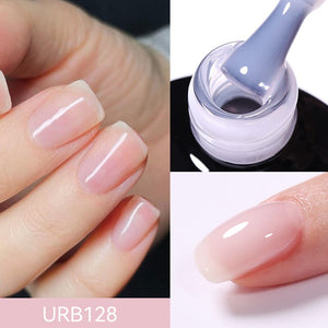 Jelly Rubber Base Gel URB128 7ml Base & Top Coat UR SUGAR