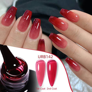 Jelly Rubber Base Gel URB129 7ml Base & Top Coat UR SUGAR