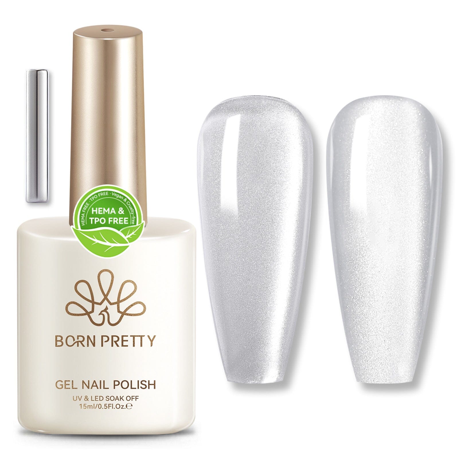 Water Light Cat Magnetic Gel MY02 First Love 15ml HEMA/TPO FREE Gel Nail Polish BORN PRETTY