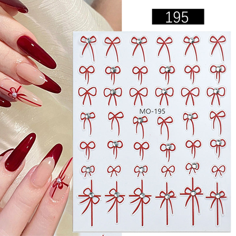 Bowknot 3D Nail Sticker MO-195