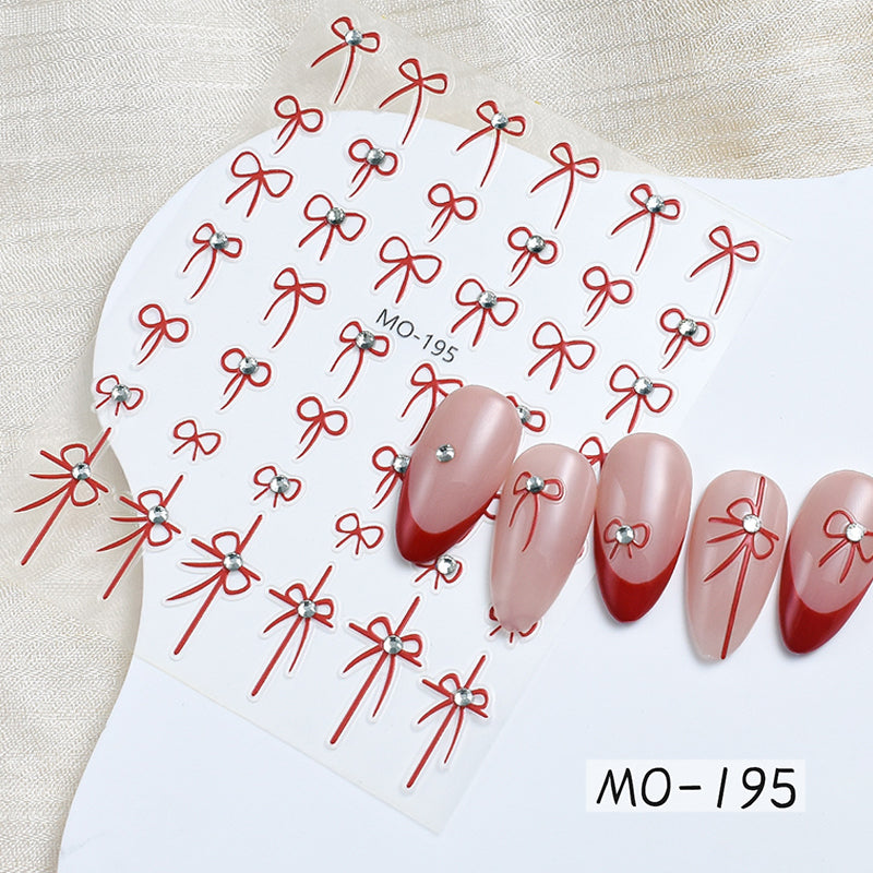 Bowknot 3D Nail Sticker MO-195
