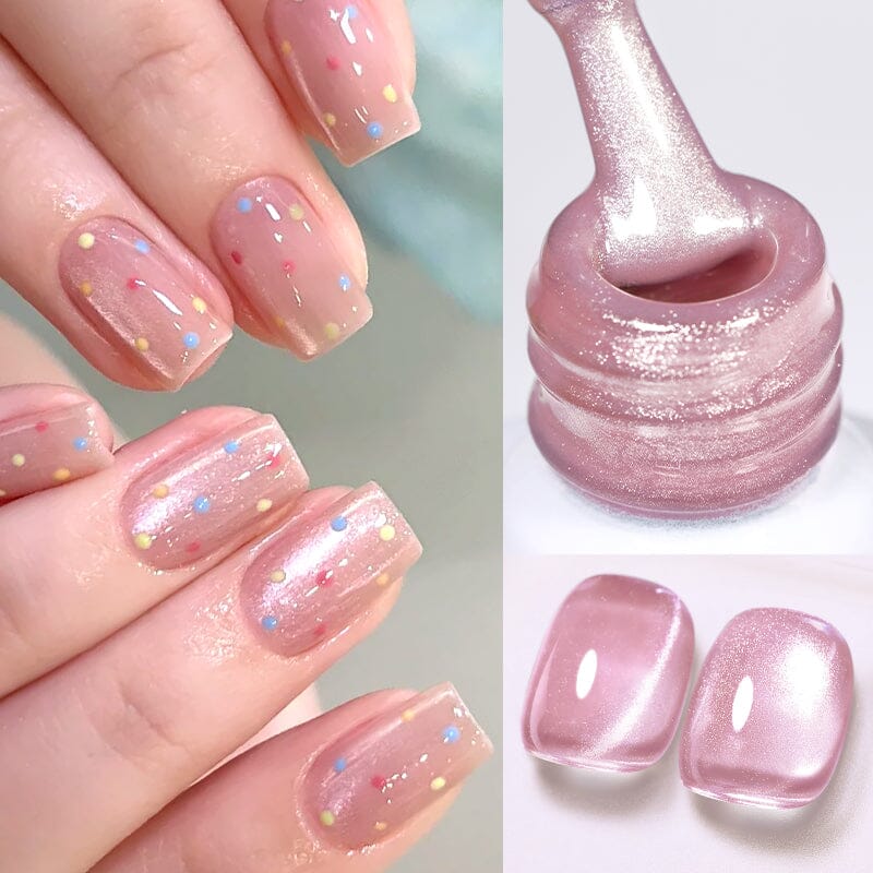 Water Light Cat Magnetic Gel Polish Polka Dots 10ml Gel Nail Polish BORN PRETTY