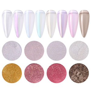 Pearl Nail Powder 5g Nail Powder NICOLE DIARY 8 Colors