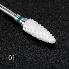 Nail Drill Bits Ceramic Grinding Head Tools & Accessories No Brand 01