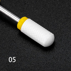 Nail Drill Bits Ceramic Grinding Head Tools & Accessories No Brand 05