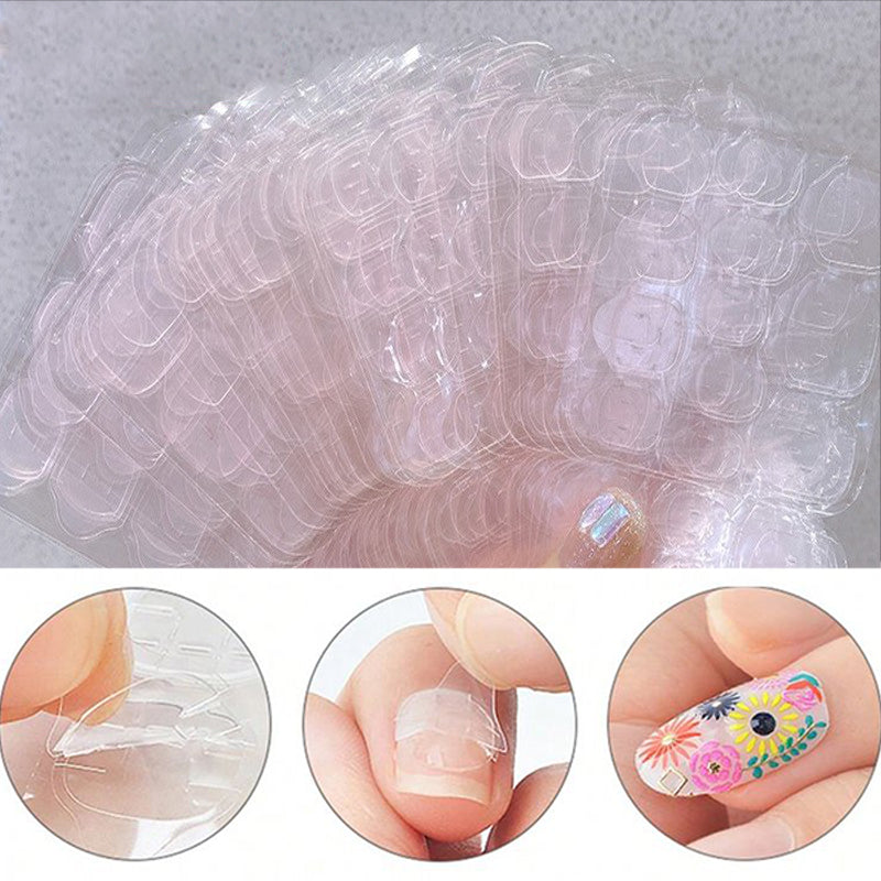 120pcs 5 Sheets Ultra-thin Jelly Glue