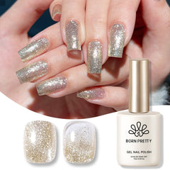 Platinum Glitter Gel Polish 15ml Gel Nail Polish BORN PRETTY