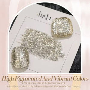 Platinum Glitter Gel Polish 15ml Gel Nail Polish BORN PRETTY