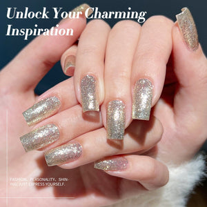 Platinum Glitter Gel Polish 15ml Gel Nail Polish BORN PRETTY