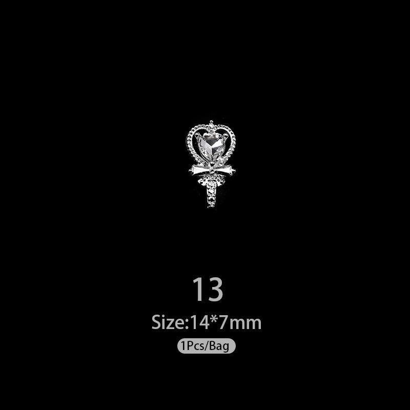 Crown #13 3D Nail Charms