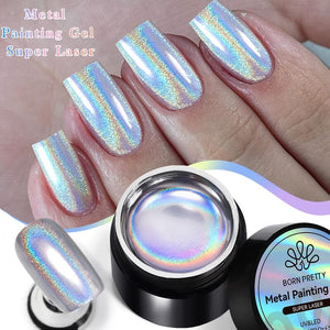 Super Laser Metal Painting Gel 5ml Gel Nail Polish BORN PRETTY