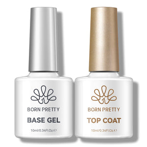2pcs Set Base Top Coat 10ml Gel Nail Polish BORN PRETTY