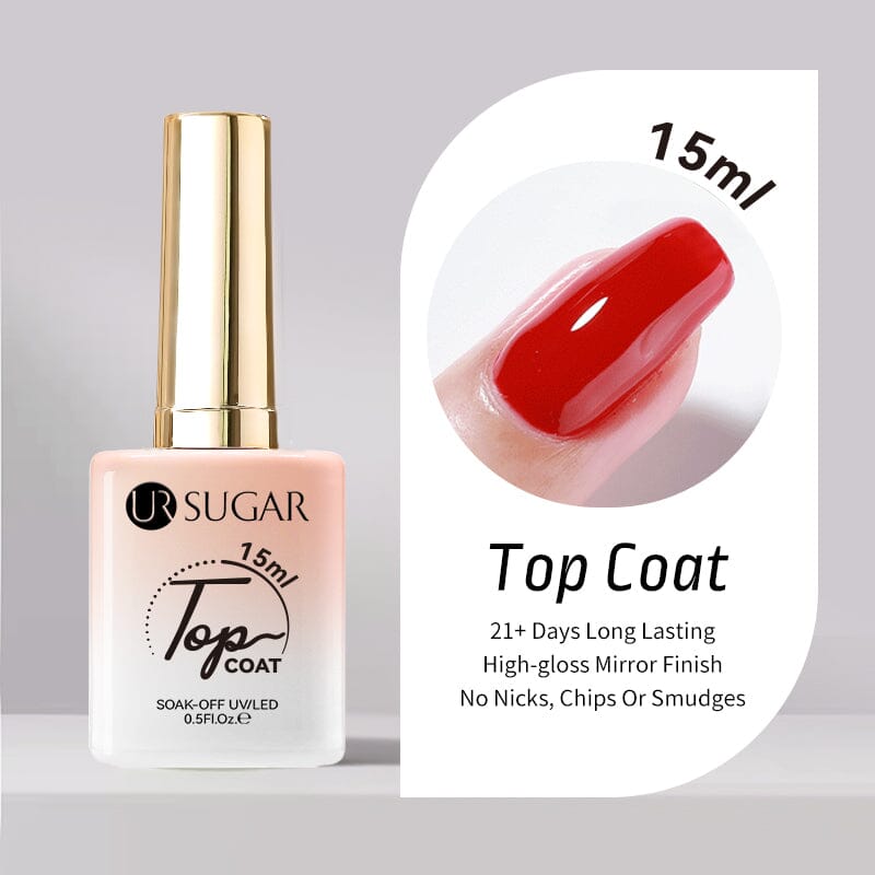 Base Top Coat 15ml Base & Top Coat UR SUGAR No Wipe Top Coat