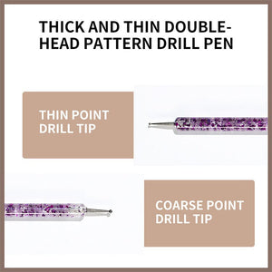 5pcs Dual-ended Nail Dotting Pen Set Tools & Accessories No Brand